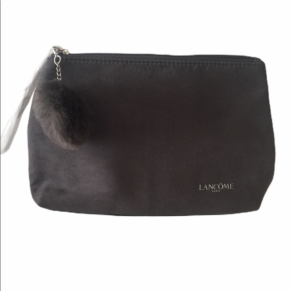 Lancome Gray Wristlet/Cosmetic Bag Brand New - Picture 2 of 7